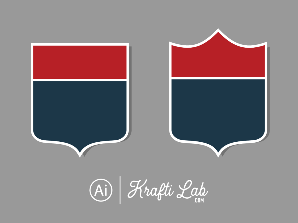 Free Badge Shape Vector Set – Krafti Lab