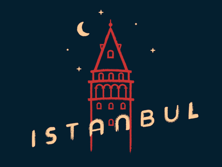 Free HandDrawn “Istanbul” Poster Krafti Lab